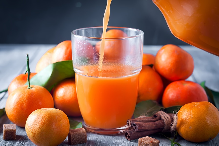 jugo-de-mandarina